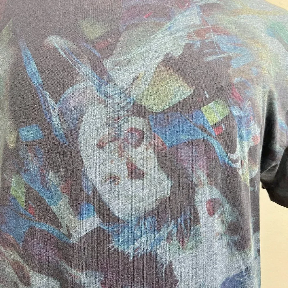 Final Destination 3 film blue colorful short sleeve t shirt NEXT LEVEL vintage L - Picture 2 of 6